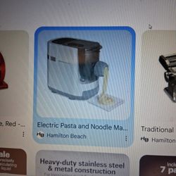 Electric Pasta And Noodle Maker, NEW