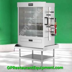 New Commercial Chicken Rotisserie Oven Gas 4 Spit