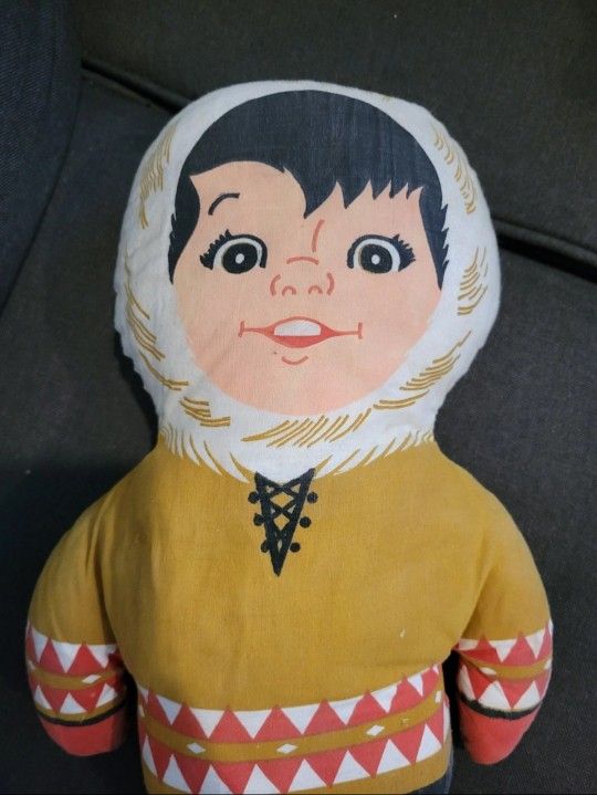 Eskimo Pie Boy Vintage 1964 Ice Cream Advertising Plush Toy 15", collectible