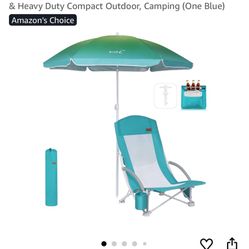 Nice C Beach Chair With Umbrella 
