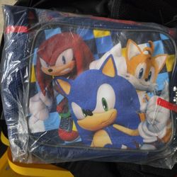 Sonic Backpack W/ Waterbottle 