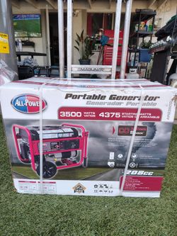 NEW generator 4375watts NUEVO