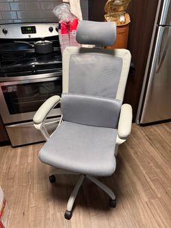 Ergonomic computer chair.