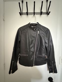 Black Leather jacket XS, Zara