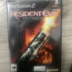 Resident Evil Outbreak For PS2