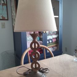 VINTAGE IRON LAMP (20") TALL