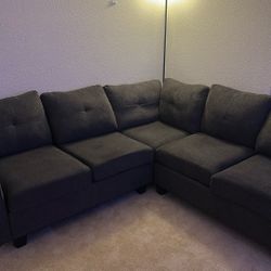 Grey Sectional Only Used For 1 Year $400