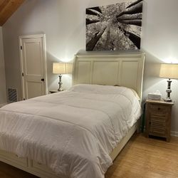 White Queen Bed Frame