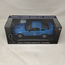 2007 Shelby GT500 1:18 Model Car Blue