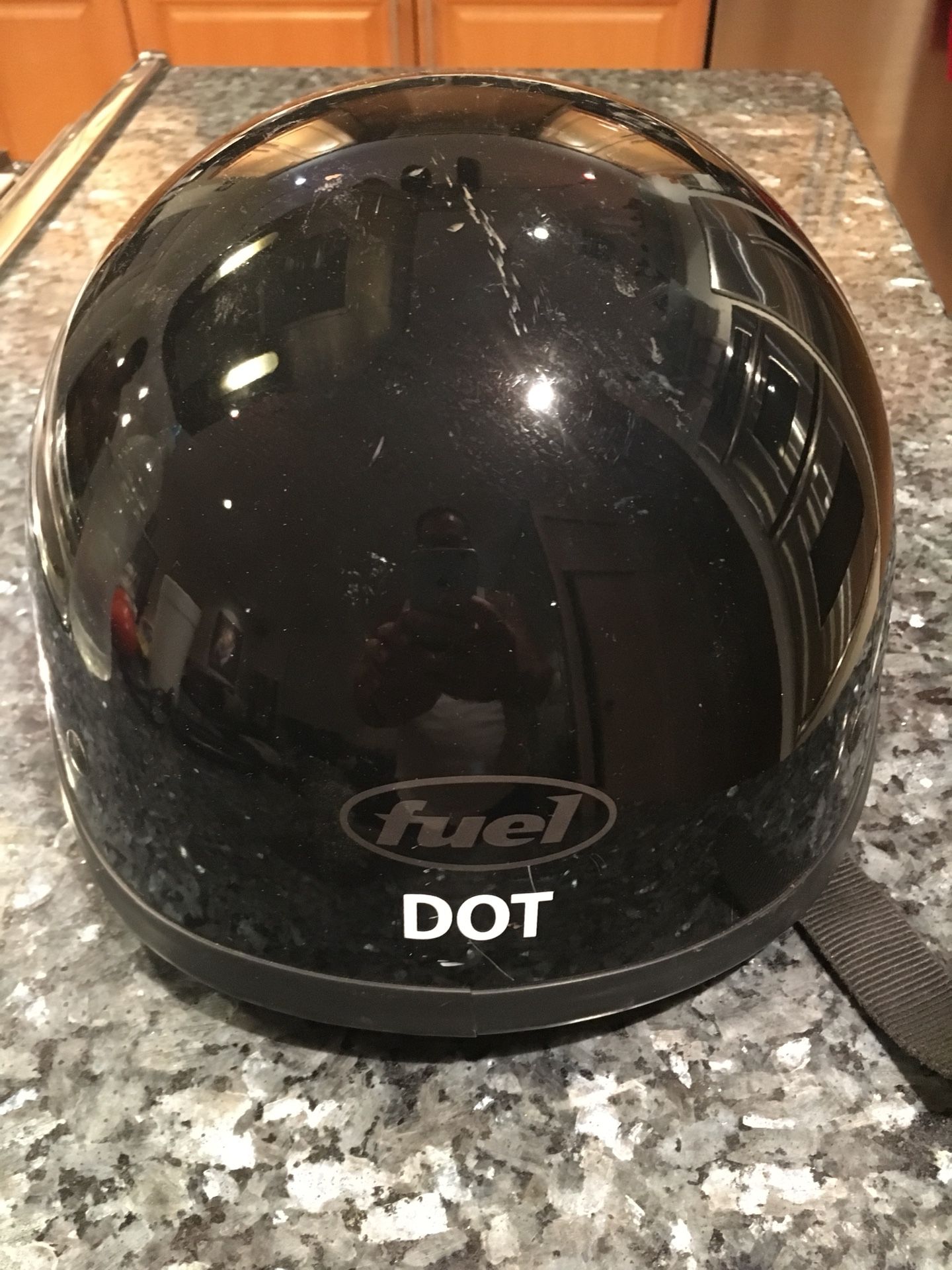 Motorcycle helmet. Large
