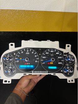 07-13 GM truck cluster Silverado, Tahoe, Suburban