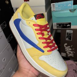 Jordan 1 Travis Scott Canary size 5M 6.5W 7M 8.5W 12.5W 11M