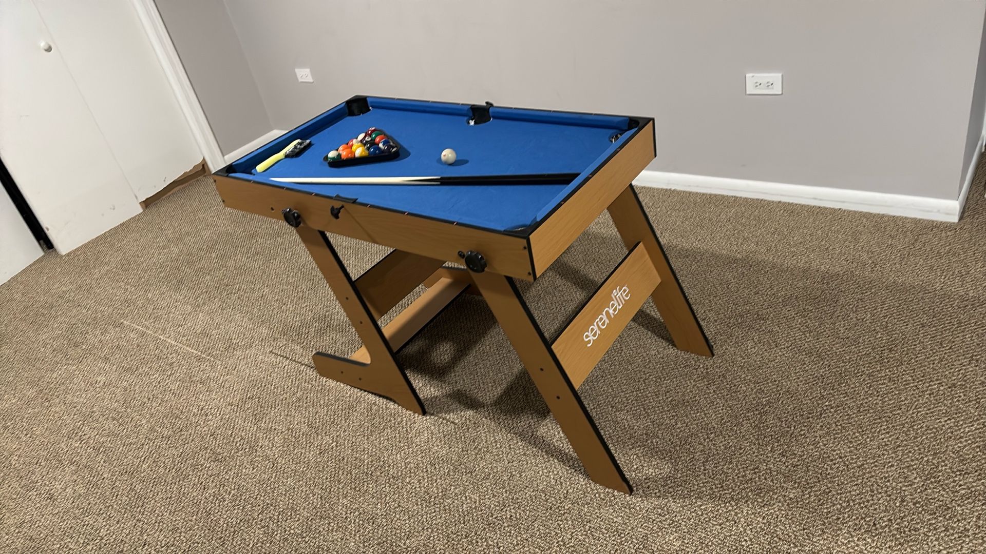 48” 5 In 1 Multi-function Game Table- Pool- Futbolitos