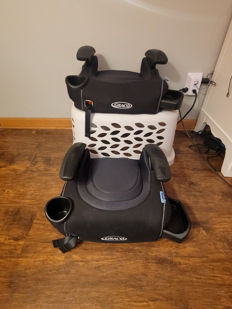 Graco turbo booster LX backless booster seat with affix latch - $25 each excellent condition