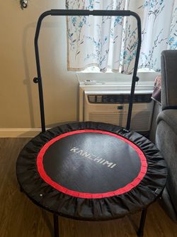 Kanchimi Mini Fitness Trampoline with Handle Bar