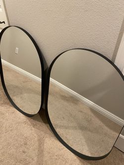 Framed Mirrors (2) - Matte Black