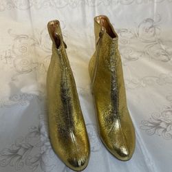 Gold Ankle Boot