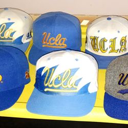 Vintage UCLA Bruins Dodgers Raiders Stanford University Snapback And Fitted Hats