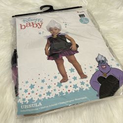 New! Disney Villains Ursula Baby Costume *12-18 Months 
