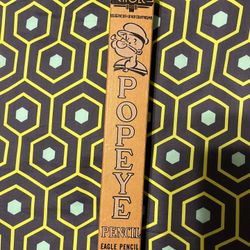 VINTAGE 1929 LARGE POPEYE PENCIL BY EAGLE PENCIL COMPANY WITH BOX