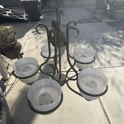Old chandeliers