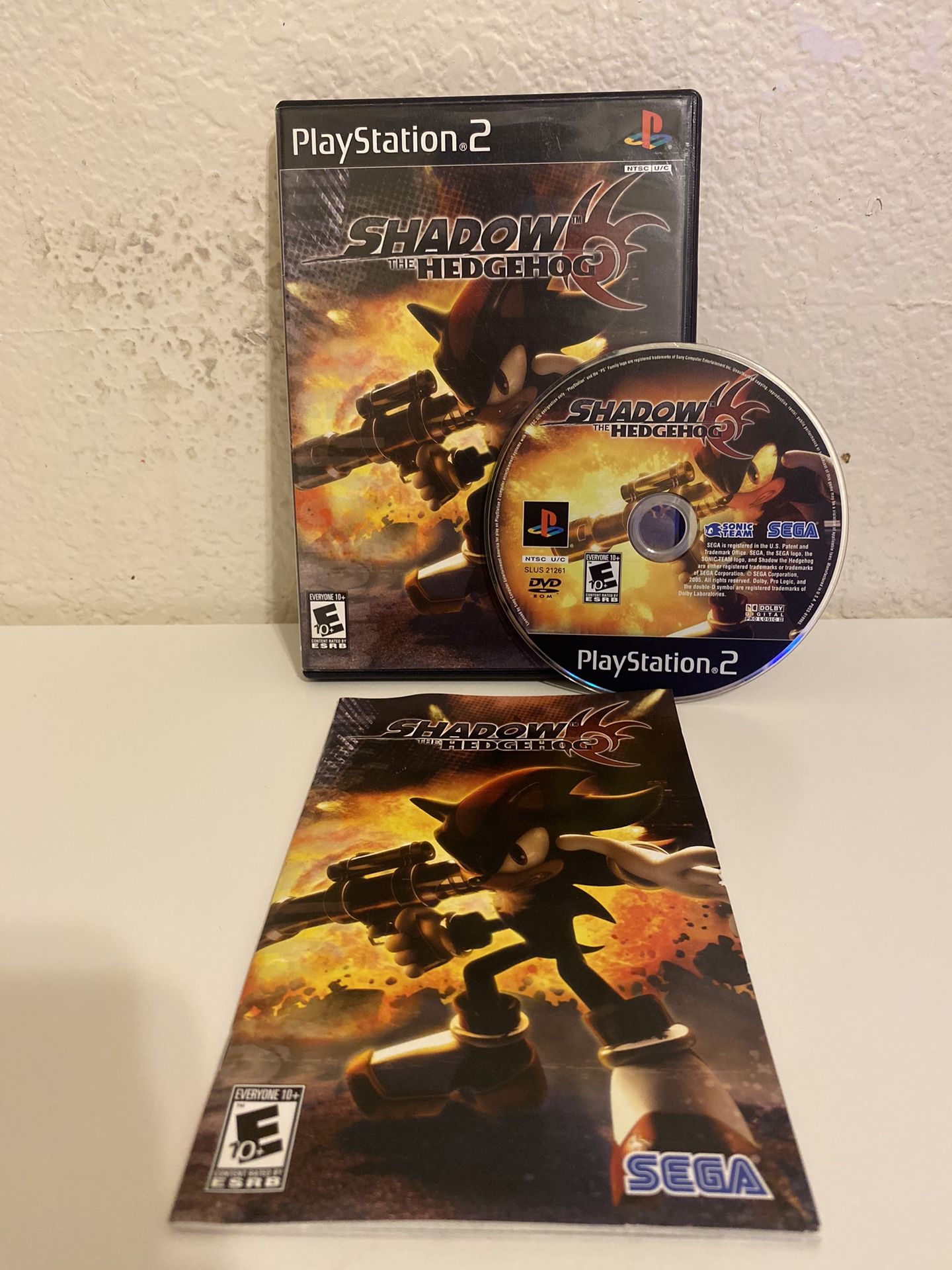 Shadow The Hedgehog For The PlayStation 2