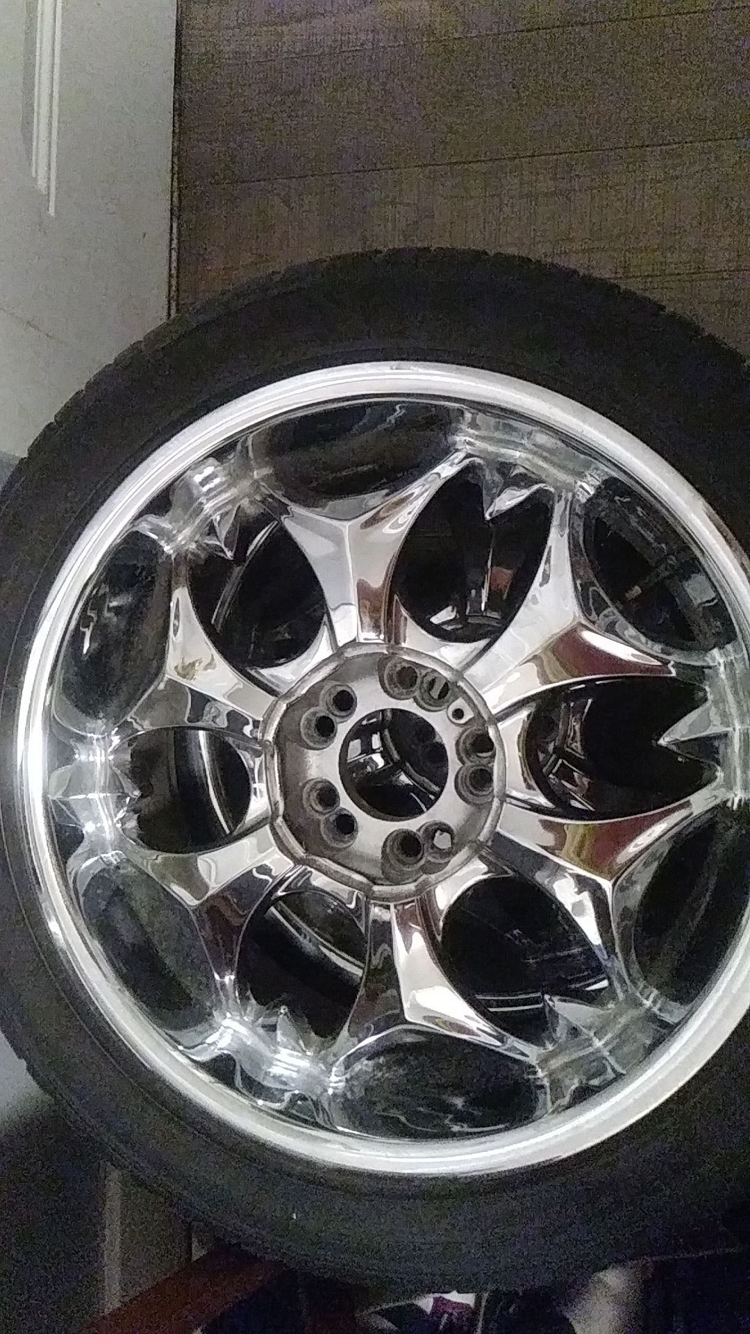 Chrome 18 " Rims, Universal 5 lug rims, wheels, tires