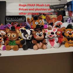 HUGE Fnaf Plush Lot (Can Sell Separately) PICKUP ONLY