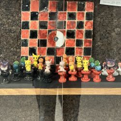 Pokemon Ceramics Chess Set