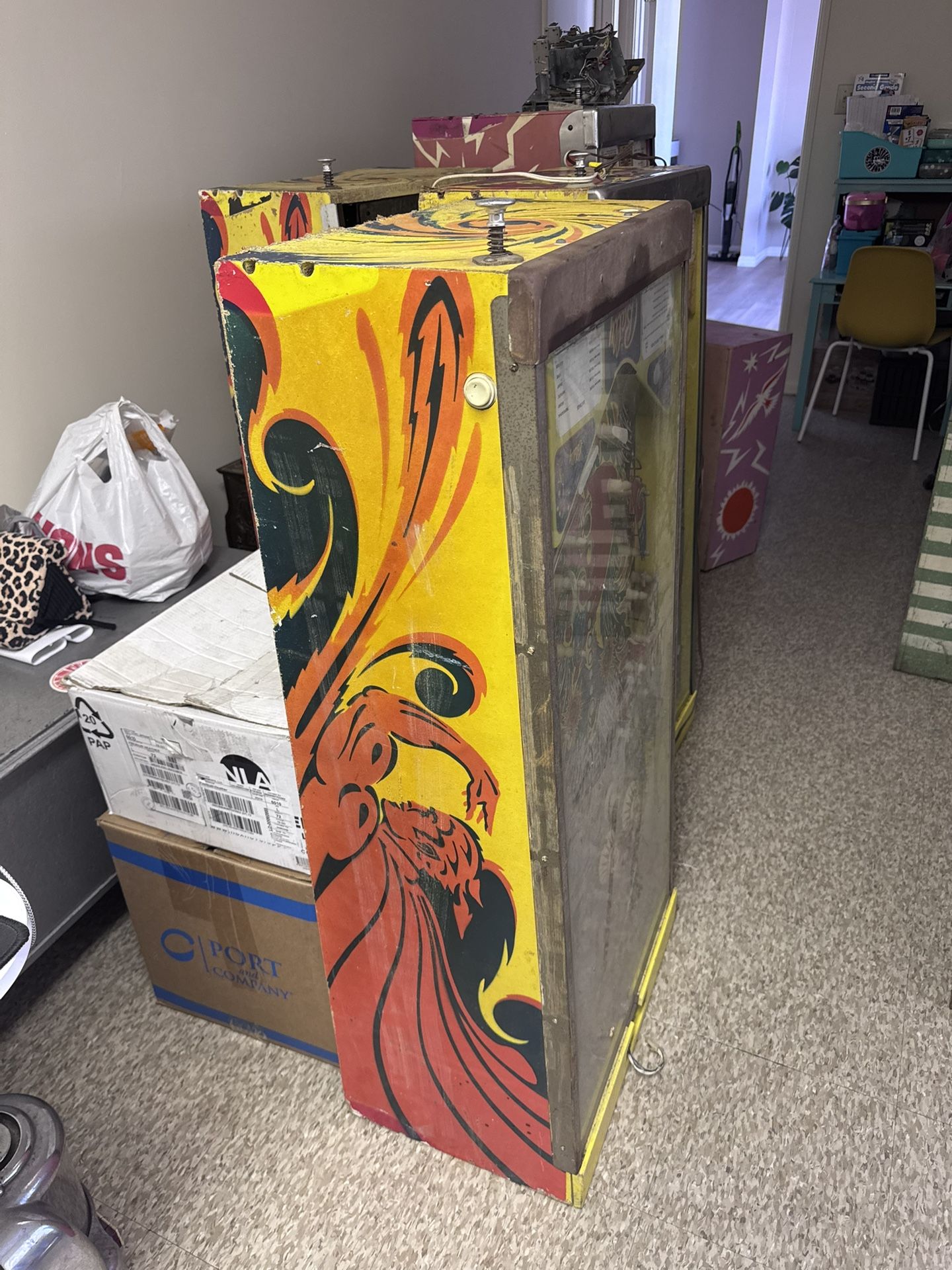 Captain Fantastic Pin Ball Parts, Complete Cabinets Vintage Pinball