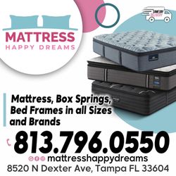 Queen Size Mattress 10 Inches Thick Also Available in Twin, Full, King Same Day Delivery 🚚 New From Factory With its Plastic