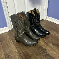 Man's Cowboy Boots Used Size 10.5 selling Together Not Separate Prices From.
