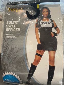 Spirit Sultry SWAT Officer Halloween Costume M/L