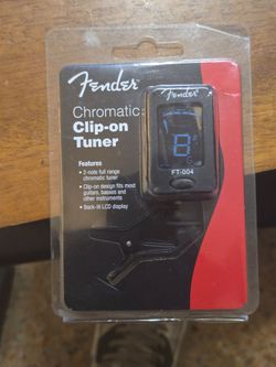 NIB Fender clip on tuner