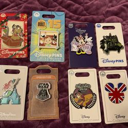 Set Of 8 Brand New Limited Edition Disney Pins