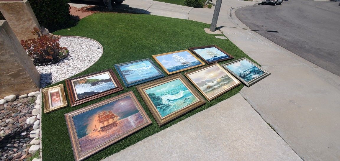 Original Paintings In Beautiful Frames