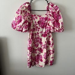 Floral Special Occasion Mini Dress 