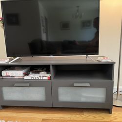 Gray IKEA TV Stand