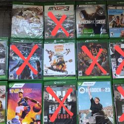 Xbox one, PlayStation 4, PlayStation 5 video games - I can trade for other games or sell - new and sealed video games