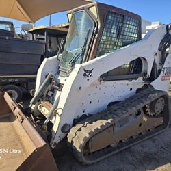 2008 bobcat t 300 ac cab pilot controls 