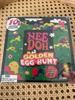 Nee Doh Golden Egg Hunt Squishy Toy Set