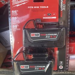 MILWAUKEE M18  2/PACK BATTERIES   ( Read Below ) 
