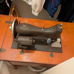Antique Sewing Machine&table