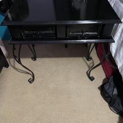 Small Black Desk