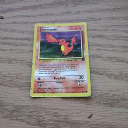 First Edition 1995, 96, 98 Nintendo Creatures, Game Freak 50/82 Charmander Card