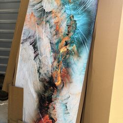 77”x38.5” wall art