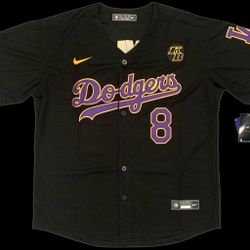 Kobe Bryant Lakers Baseball Edition Jersey Size Xl Size 2xl