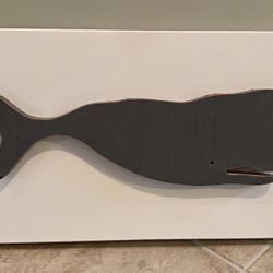 “Whale” art Solid Wood
