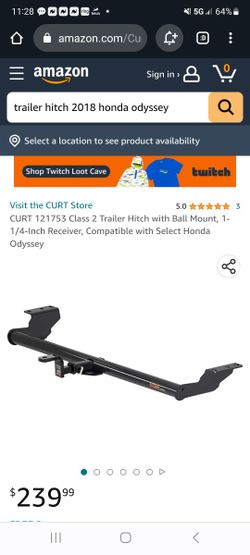 2004 Thru 2017 HONDA Odyssey Trailer Hitch