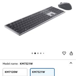 Dell Premier Multi-Device Wireless Bluetooth Keyboard and Mouse - KM7321W